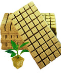 Rockwool Cubes 1 Inch for Hydroponics Great for Rooting Cuttings and Clones Seed Germination 4 Sheets Total 200 Cubes High Water Retention and Aeration