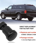 Rear Liftgate Window Glass Release Switch Button Replacement For 2007 Through 2014 Cadillac Escalade ESV Suburban 1500 2500 Tahoe Yukon GMC And Chevy SUVs Replaces 15798062 22863048 OEM Grade.