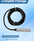Submersible Water Level Sensor Cable With IP68 Transmitter, 4-20mA Output, Liquid Level Transducer for tanks and ponds