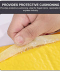 Close-up of hand peeling bubble wrap on Waterproof Bubble Mailers 25 Pack 28x37cm Plus 6cm Thickened Padded Envelopes