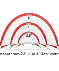 Portable Pop Up Soccer Goals For Backyard Set Of Two 4 Foot Nets With Agility Training Cones And Carrying Case Easy Setup