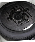 Spare Tire Bolt Retainer Clamp For Trucks And SUVs, Quick Release Hold Down Accessory securing tire in trunk of SUV