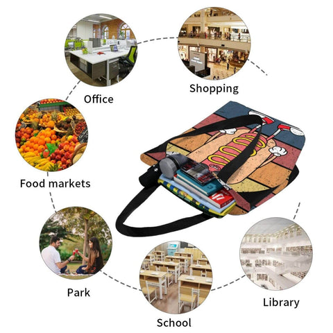 Large Capacity Lightweight Tote Bag For Women With Spacious Interior Everyday Shoulder Handbag For Work Travel Beach And Shopping Durable Polyester Carryall