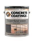 Professional Grade Solvent Based Acrylic Concrete Sealer Giving Your Driveways That Slick Wet Look Which Kicks Up Stains Without Shine And Locks Down Tough Traffic Resistant Armor For One Gallon in a paint can.