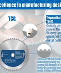 10 Inch Heavy Duty Carbide Tip Metal Cutting Saw Blade For Cutting Mild Steel And Ferrous Metals, 52 Teeth, 1 Inch Arbor