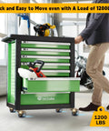 Person using cart with 2 Inch Ball Caster Wheels Set Of 8 Heavy Duty 1200Lbs 360 Degree Swivel Top Plate Casters in workspace