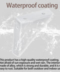 4 Pack White Bed Corner Supports With Sleek Hidden Triangle Shelf Brackets And Cold Rolled Steel Braces For Zero Wobble Desk Edge Reinforcement Tough As Nails Easy Snap Together Hardware waterproof coating close-up.