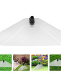Windproof Sprayer Nozzle Cover With Dual Head Mist Sprayer for agricultural power sprayers and lawn irrigation, durable plastic hood