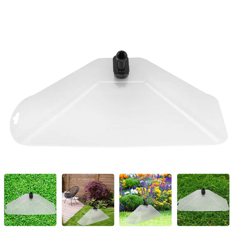 Windproof Sprayer Nozzle Cover With Dual Head Mist Sprayer for agricultural power sprayers and lawn irrigation, durable plastic hood