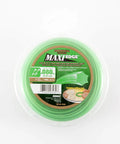 Maxi Edge 0.08 Inch 140 Foot Commercial Grade Trimmer Line For Straight And Curved Shaft Trimmers Includes Cutting Tool Seven Refills Built Tough Universal Fit packaging