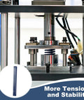 Blue Compression Springs 3 Inch Length For Mechanical Equipment And 3D Printer Accessories With Alloy Steel Build and durable coating displayed in a machine.