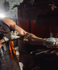 Blacksmith forging with Eight Pack 1095 High Carbon Steel Blanks 12 Inch By 1.5 Inch By 0.12 Inch For Knife Making Pro Grade Blanks