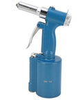 Heavy Duty Automated Pneumatic Rivet Kit With Air Hydraulic System For Fast One Step Riveting On Industrial Assembly Jobs And Auto Repair Shops That Actually Deliver Reliable Tight Locks Every Single Time, blue metal tool