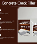 DIY Ready Concrete Crack Repair Sealant Kit For Driveways Patios And Walkways High Elasticity Waterproof Caulk packaging