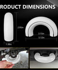 Tow Hook Covers Hitch Cover For Ford F-150 2004-2025 And Bronco 2021-2025 Works With Toyota Tundra 2017-2021 White Finish dimensions