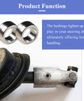 Image showing Dodge Ram 4 Pack Intermediate Steering Shaft Bushings for 2003 to 2019, featuring billet aluminum design.