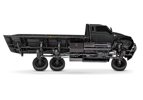 Side view of Beast 1-Tenth Scale 6WD RC Hauler With Pro Scale Winch, showing high voltage ESC and Titan 550 motor.