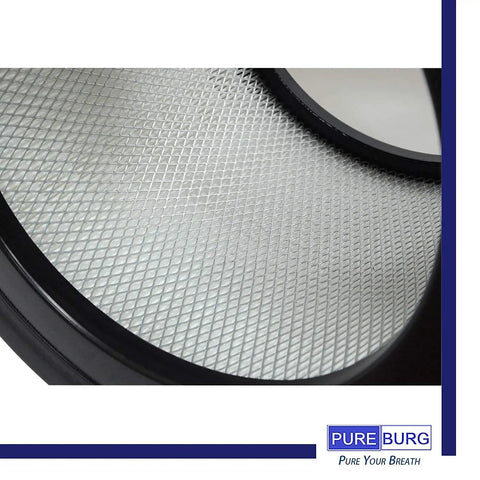 Close-up of Replacement Filter Set For Honeywell 21500 Series Air Purifiers Featuring H13 True HEPA filter texture detail