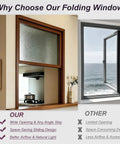 Heavy Duty Insulated Sliding Windows For Sheds Featuring Soundproof Tilt Glass And Warm Wood Grain Finish Smooth Flush Mount Replacement Dead Quiet Workshop Zero Sweat Setup in a side-by-side comparison.