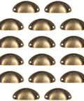 Vintage Wardrobe Handles And Drawer Pulls Antique Brass Half Moon Cabinet Hardware For Furniture Drawers And Doors