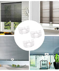 Six Pack Cordless Honeycomb Shade Lift Handles Replacement Parts Easy Install For Top Down Bottom Up Blinds with mini blinds window