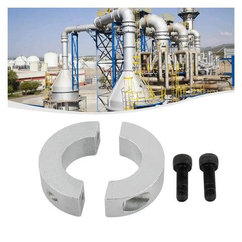 Heavy Duty 4 Pack Adjustable Shaft Collars Size 12 To 38mm ID Made From Carbon Steel With Zinc Plating for industrial shafts
