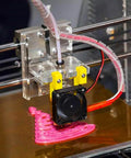 3D printer using PC4 M10 Pneumatic Straight Quick Fit Connectors for PTFE Tube Push In Snug Fit E3D V6 Bowden Extruder