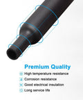 650 Piece Heat Shrink Tubing Kit 8 Sizes Assortment Pro Grade With Storage Case UL Approved 2 To 1 Shrink Ratio For Wiring