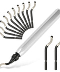 Pro Deburring Tool With 12 HSS Blades For 3D Prints Metal PVC And Plastic Quick Edge Cleanup And Smooth Finishes