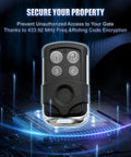 Replacement Gate Opener Remote For JUJIANG And GYXEL Openers, Keychain Transmitter