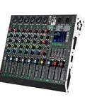 Dope 6 Channel DJ Mixer With Bluetooth And USB For Live Streaming On Mobile Or PC, 99 DSP Effects, compact design
