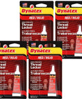 Red High Strength Thread Locker 0.20 Oz Bottle Built For Big Bolts Permanent Locking Anaerobic Formula Vibration And Solvent Resistant 4 Pack