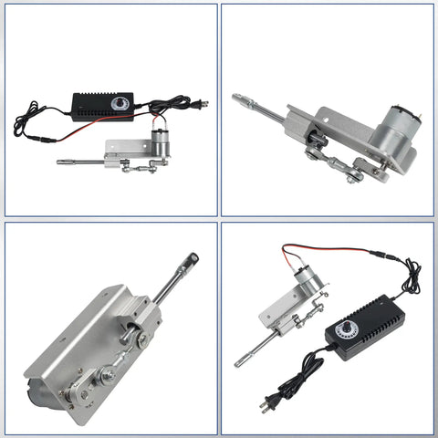 Mini Reciprocating Linear Actuator With 2cm To 4cm Stroke DC 24V 66 RPM Handy Adjustable Telescoping Rocker Arm Gear Motor