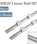 Beefed Up SBR16 2000mm Linear Rail Kit With 2 Rails And 4 SBR16UU Blocks, 16mm Guide, Ultra Smooth Precision For CNC Machines
