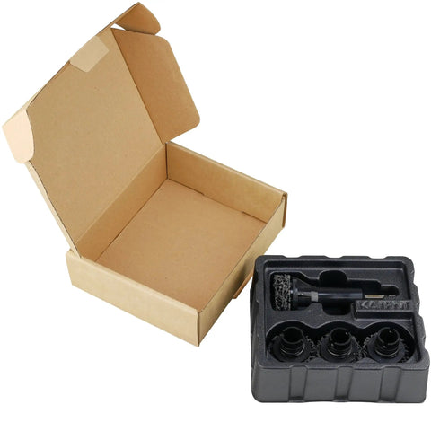 K234 Wheel Hub Resurfacing Kit With Brake Surface And Lug Stud Cleaner, packaging and contents, four sanding pads, one-quarter inch hex drive