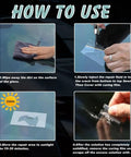 Steps to use Windshield Chip And Crack Repair Kit Quick Fix For Windshields Windows And Mirrors, Glass Repair Fluid For All Crack Types