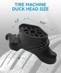 2 Pack Wing Style Tire Changer Duck Heads For TCX50 TCX515 TCX550 Machines, Black Plastic Replacement Heads, size shown