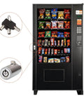 Heavy Duty Vending Machine Lock And Key Set, Two Pack Keyed Alike For Soda And Snack Machines, installed on vending unit.