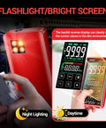 Digital Multimeter Tester With Smart Touch TRMS Auto Ranging 9999 Counts Rechargeable Anti Burn Ohm Volt Meter with bright screen