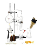Home Distillation Kit With 3.3 Borosilicate Glass 15-Pc Set, 500ml Distiller for Making Essential Oils, Moonshine, and Lab-Grade Distillation Apparatus Bundle.