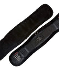 Simuwool Integrated Mono Girth For Dressage And Jumping Saddles Black 75 Cm 30 Inches with Lux Faux Fur Lining and Webbing