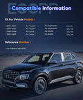 Compatibility chart with vehicle models and black SUV for Hydraulic Power Steering Rack and Pinion Assembly With 2 Tie Rod Ends