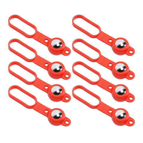Red magnetic hooks for Garosa Magnetic Stud Finder 27 Lbs Force for Drywall Metal Detection, designed for wall use.