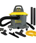 Contractor Series Pro Wet Dry Vac For Heavy Duty Jobsite Cleanup Sixteen Gallon Workhorse Six Point Five Peak HP Shop Vacuum