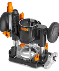 Plunge Base Kit For Compact Trim Routers With Die Cast Construction For Maximum Durability And Precision Fits Most 65mm Body Routers