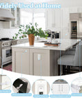 Modern kitchen showcasing All In One Baby Proofing Kit 46 Pack For Cabinets Drawers Outlets And Corner Guards With 6 Cabinet Locks