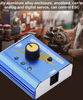 3 Channel Servo Tester And ESC Controller For RC Planes Drones Helicopters And Cars CCPM Boss Tester on workbench