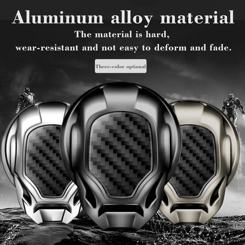 Carbon Fiber Aluminum Start Stop Button Cover For Dodge Challenger Charger Durango And GM Cars, three colors, aluminum alloy