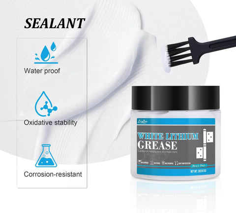 4oz Go To Multi Purpose Lithium Grease For Metal Parts That Take Heat And Wear High Temp Automotive Lubricant With Brush Applicator