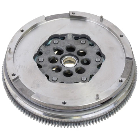 Top Shelf Dual Mass Flywheel And Clutch Replacement For 2016 To 2023 Mini Cooper Clubman Countryman 2.0L Inline Four close-up view.